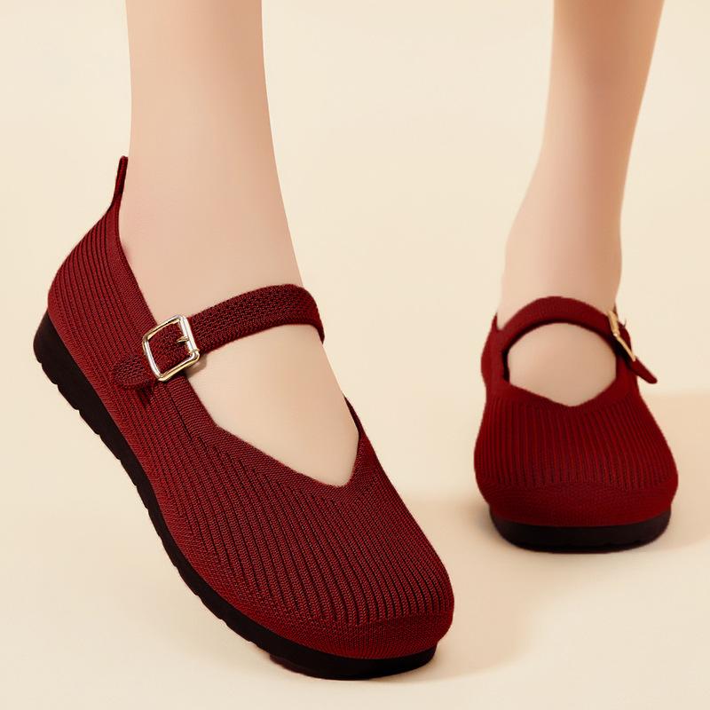 Women's summer casual women's shoes breathable shoes comfortable soft soles not tired feet flat shoes