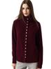 2026 Autumn/Winter Women's Stand Collar Multi-Button Wool Cardigan: Versatile, Warm Long Sleeve Knit.