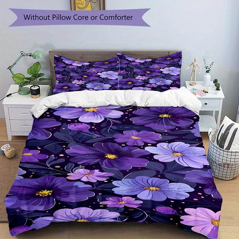 3pcs Floral Pattern Bedding Cover Set, Fashion Classic Popular Print Bedding Set, Soft Comfortable, All Season Use, For Bedrooma0819114