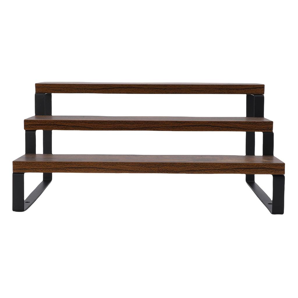 Perfume   Multi Purpose Wood Display Riser Stand for Kitchen Countertop Cosmetics Skincare Storage