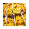 50 Stück Einweg-Aluminium-Backformen Brotpfannen Rechteckige Muffinformen Schmale Kuchenformen für Party