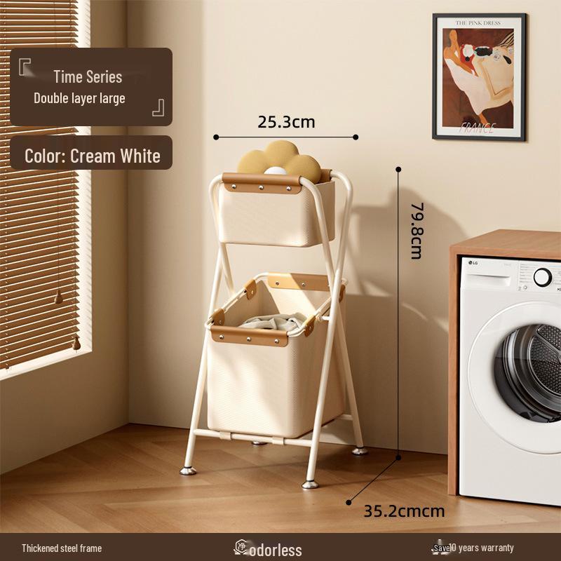 Foldable Large Capacity Laundry Hamper and Clothes Storage Basket