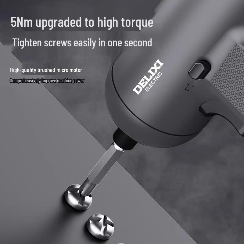 DELIXI 3.6V Cordless Electric Screwdriver CN plug (adapter included)