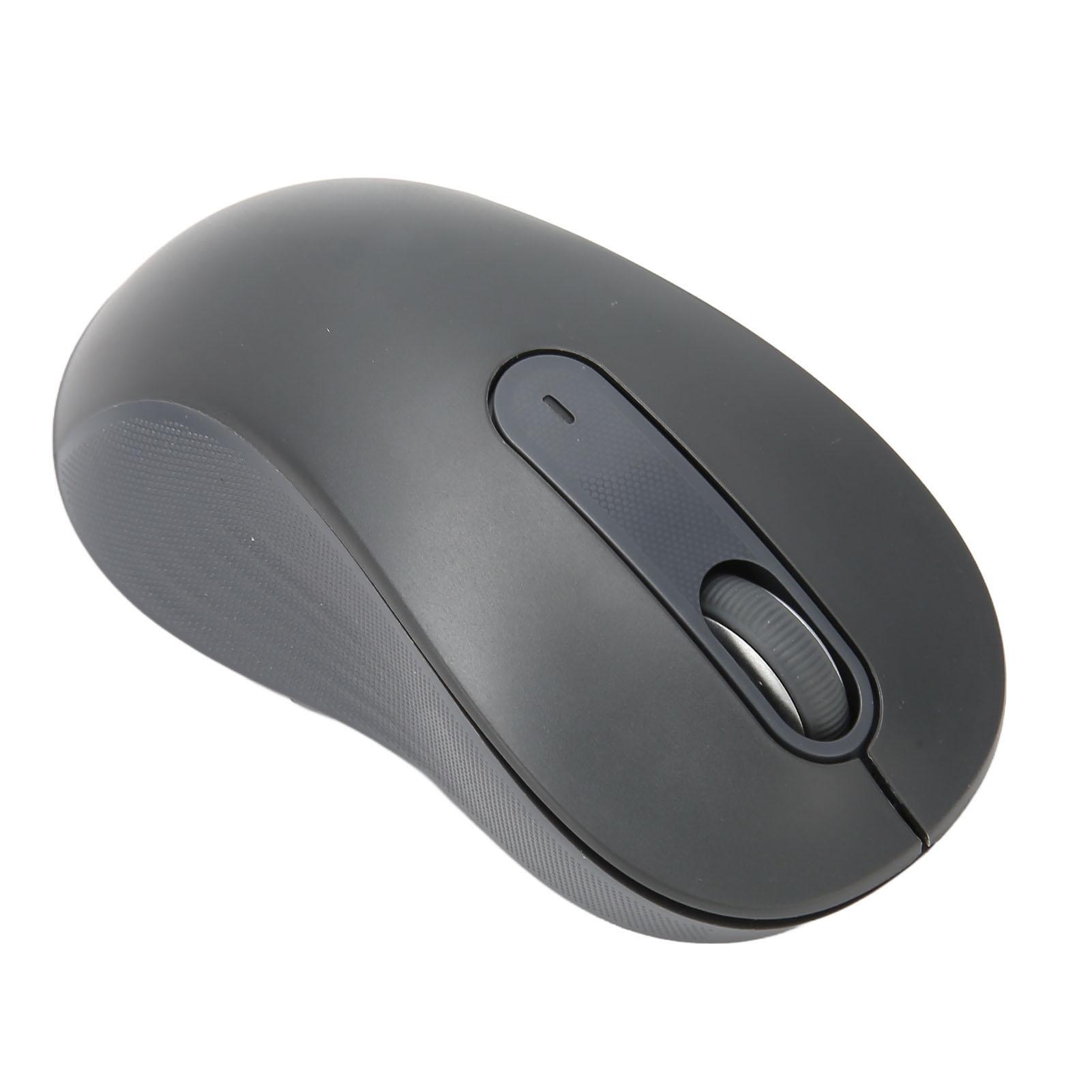 

Wireless Mouse Black BT Or USB Receiver Silent Click Adjustable DPI Office Mouse with Battery for Family School Office