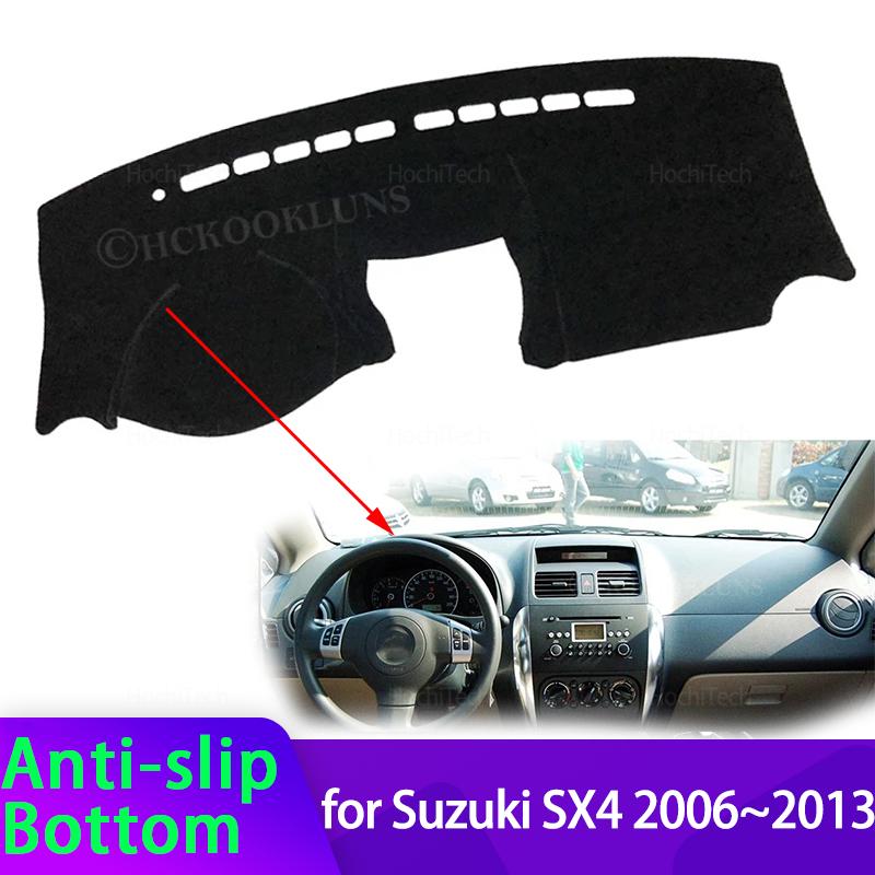 For Suzuki SX4 2006 2007 2008 2009 2010 2011 2012 2013 Dashboard Cover Mats Avoid Light Pads Anti-UV Case Carpets Accessories