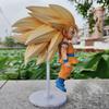 20cm Anime Dragon Ball Z Doll Super V3 Wukong Action Doll Handmade Anime Character Dbz Pvc Series Model Toy Gift