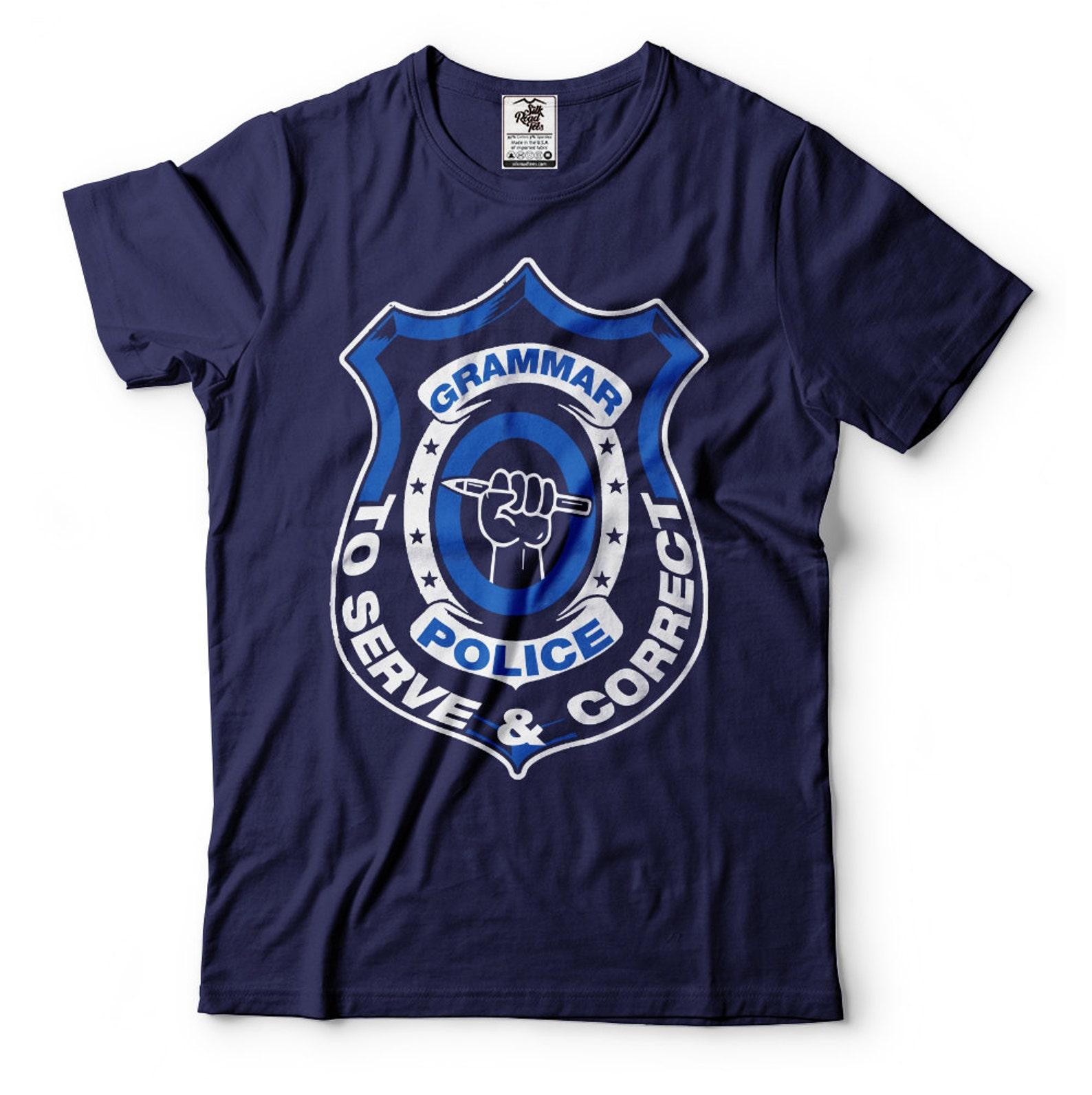 Grammar Police T-Shirt, English Teacher Gift 3XL