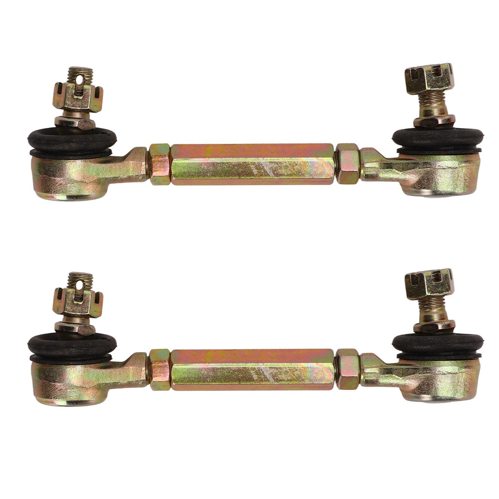 

2 Pcs Tie Rod Ball Joint 10mm Thread Steel Alloy Sway Bar End Set for 50cc 70cc 90cc 110cc 125cc