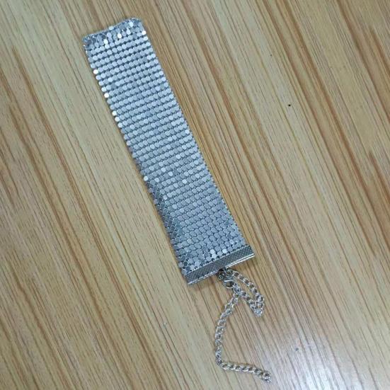 Women Choker Wide Hip Hop Punk Cool Personality Jewelry Sparkling Rhinestone Collar