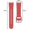 Silicone Strap for Samsung Galaxy Watch 4/5/6/7 40/42/43/44/45/46/47mm, Red