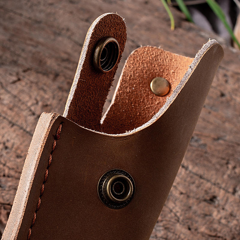 PU Leather Sheath Holder For Knife Flashlight Tool Belt Loop Case Camping Outdoor Carry Holster Tactical Equipment Hunting Gear Multipurpose Pouch