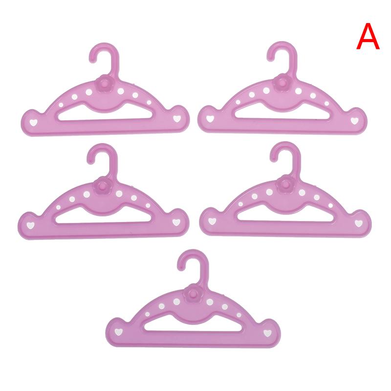 

Практичный трехцветный тип вешалка из пластикового материала небольшая для кукольного дома Euse розы красного