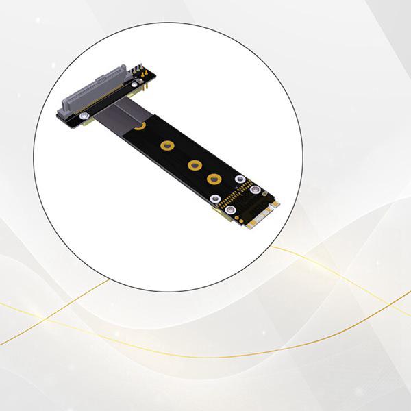 Schwarzer PCB U.2 auf M.2 PCI-E 3.0 SFF-8639 Adapter