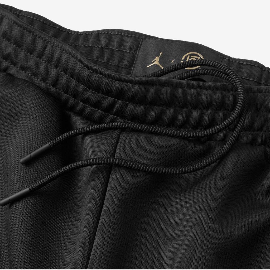 Air Jordan X Clot Tricot Track Pants Straight Loose Fit Men Bottoms Black Red AR8403-010