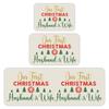 Christmas Kitchen Anti-slip Mat Carpet Flannel Doormat Two-piece Set