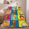 Halloween fantasy comedy adventure cartoon movie Scooby-Doo blanket soft home furnishing nap decoration four seasons warm Sherpa blanket U16