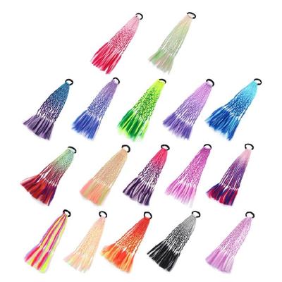 Extensions de Cheveux Colorées pour Enfants Extensions de Cheveux Tressées pour un Look Créatif Fibre Douce et Pratique Tresses de Cheveux pour Festival