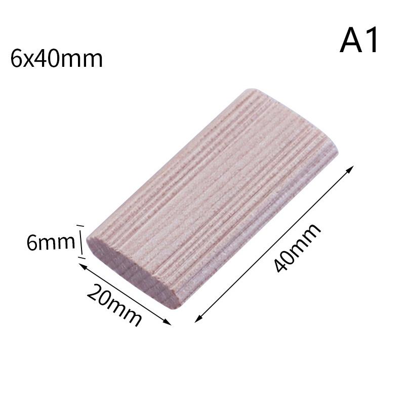 

50 шт. Домино Цельное дерево Шип DIY Столярные изделия Буковая древесина Гвоздь Пробка Блок Болты Столярные заглушки Мебельные соединители A1