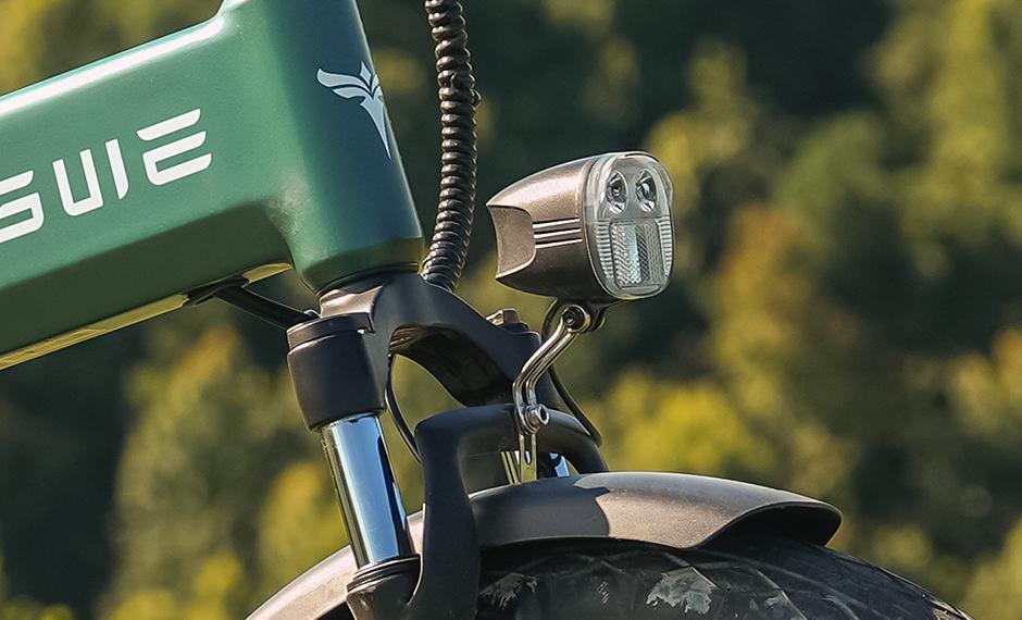 ENGWE EP-2 3.0 BOOST Folding Electric Bike: 500W Motor, 48V 13.5Ah Battery, 100km Range, 20"x4.0" Tires for Urban Commuting  green