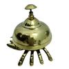 Brass Crab Bell: Handcrafted Desk Service Bell, Vintage Decor