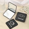 Cartoon Kitty Makeup Mirror Mini Foldable Sanrio Makeup Vanity Mirror Portable Hand Mirrors Double-Sided Compact Pocket Mirror