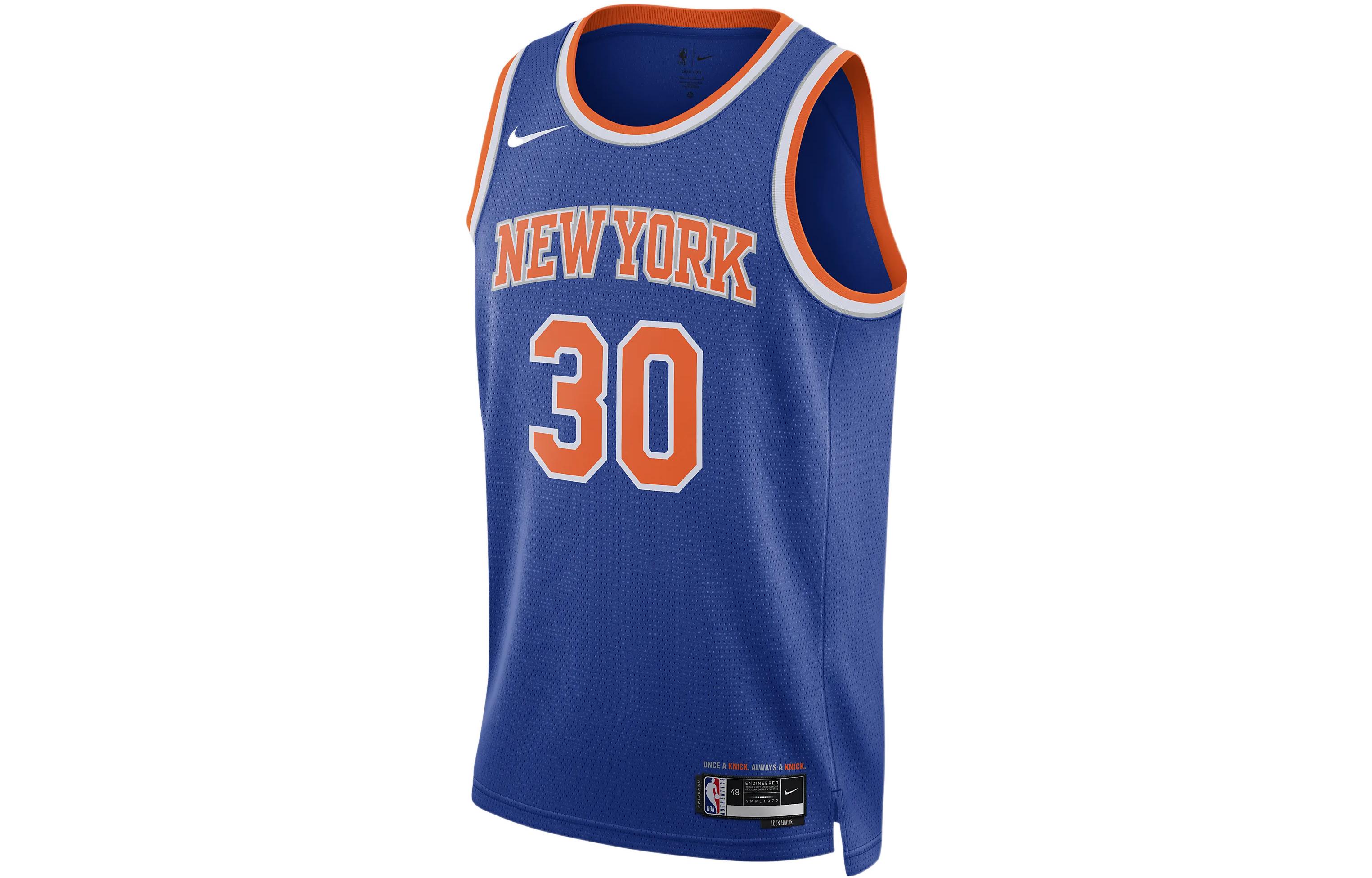 Nike Nba New York Knicks Icon Edition 2020 Julius Randle 30 Dri FIT Swingman Jersey DN2015-495 L
