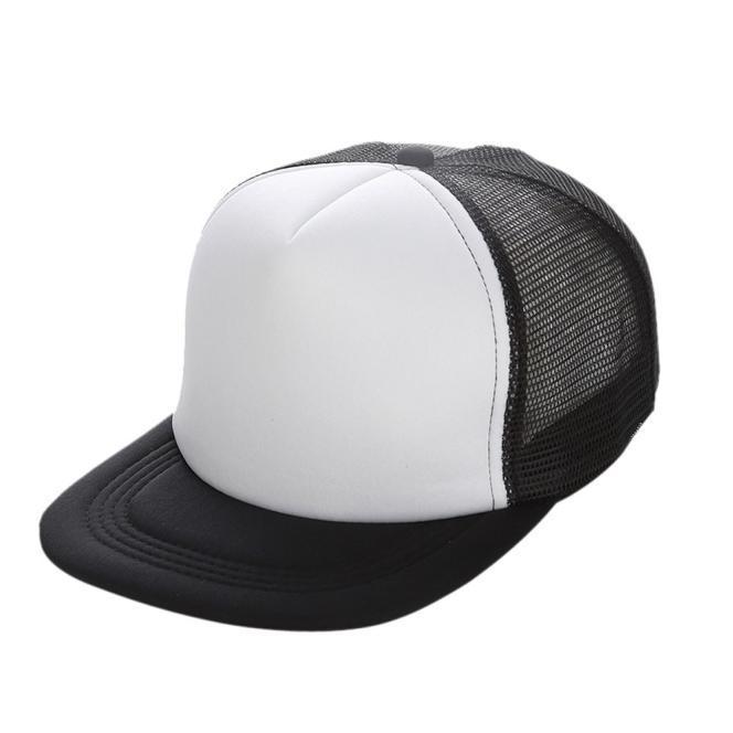 Unisex-Mesh-Baseballmütze, Blanko-Visierhut, verstellbar