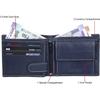 Men Casual Genuine Leather RFID Wallet - Regular Size  (6 Card Slots)
