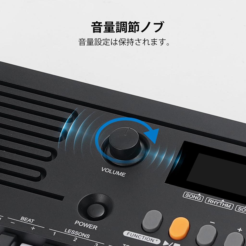 Mini-Keyboard-Piano, elektronisches Keyboard, 37 Tasten, 40 Lieder, 200 Noten, 200 Rhythmen, Digitalpiano mit MIDI-Funktion, tragbares elektronisches Piano xx, Schwarz