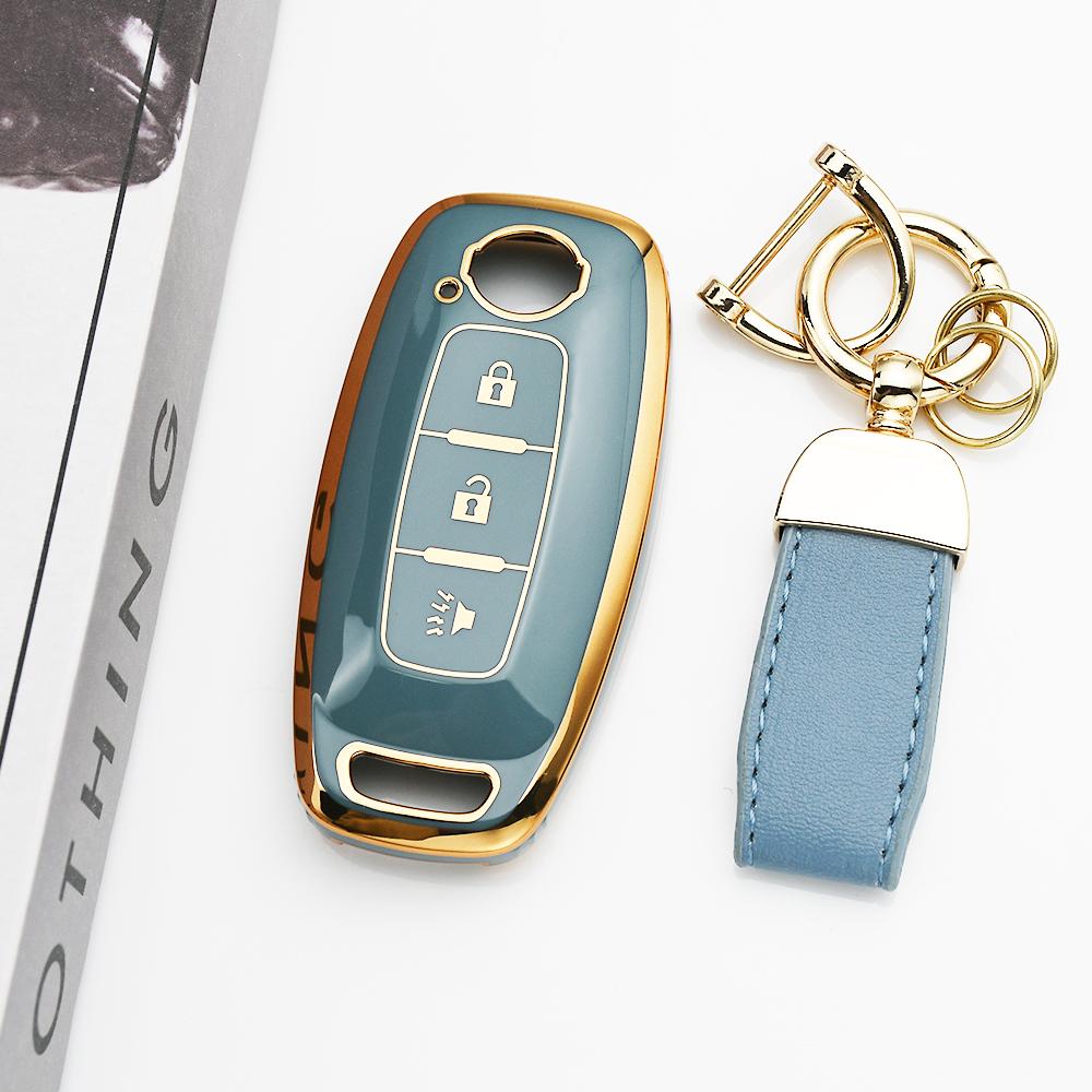 Fashion Tpu Keyless For Nissan Altima Qashqai Pathfinder X-Trail Sylphy Kicks Ariya Car Key Cover Case Keychain Protector