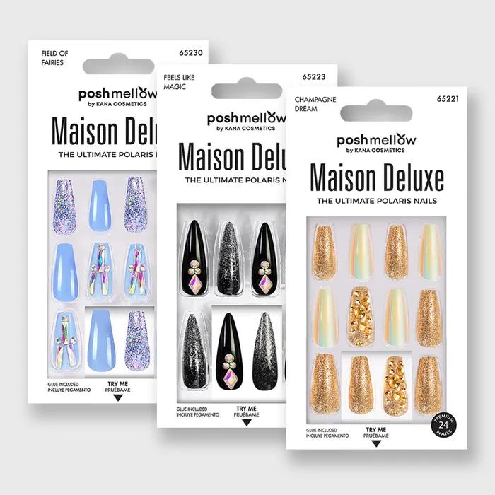 Маникюрные типсы Maison Deluxe (12 типов, выберите 1) 65221 - CHAMPAGNE DREAM