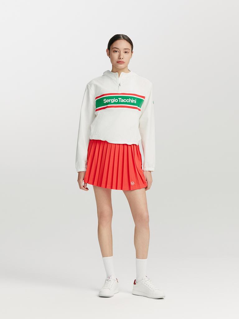 Sergio Tacchini W Flag Woven Anorak Jacket (White)