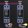 Din Rail Monitors Multifunction Power Energy Tester with TFT Color Screen AC85-290V 40A Voltage Current Testing Meter
