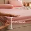 High Quality Fitted Sheet Multiple Colors Super Soft and Breathable Mattress Covers Protector Sofa Cover Single/Double Bed Sheet Solid Color Bed Cover