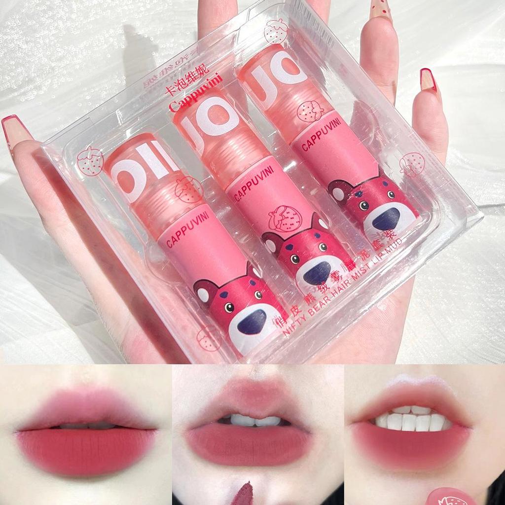 Winnie Pu Bär Samt-Matte Lip Glaze - Nicht-Klebriger Matter Lipgloss