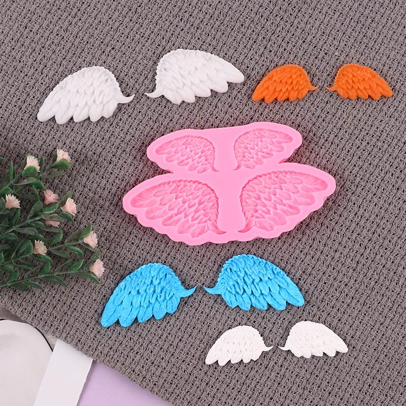 Angel Wings Silicone Cake Mold DIY Wings Fondant Chocolate Candy Biscuit Gumpaste Baking Cake Decoration
