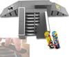 VICHE CATT Finger Skateboard Park Deck Slope Fingerboard (Gray)