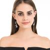 Suijue Jewelry Dongdaemun Earrings, Acrylic, Geometric Shell Pattern Earrings Women