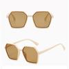 Korean Polygonal Frame Trendy Fashion Sunglasses For Men And Women Street Photography Sun Protection Essential Outdoor UV Protection