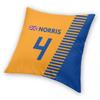F1 2020 #4 Norris Square Pillowcase Polyester Linen Velvet Pattern Zip Decor Pillow Case Home Cushion Case