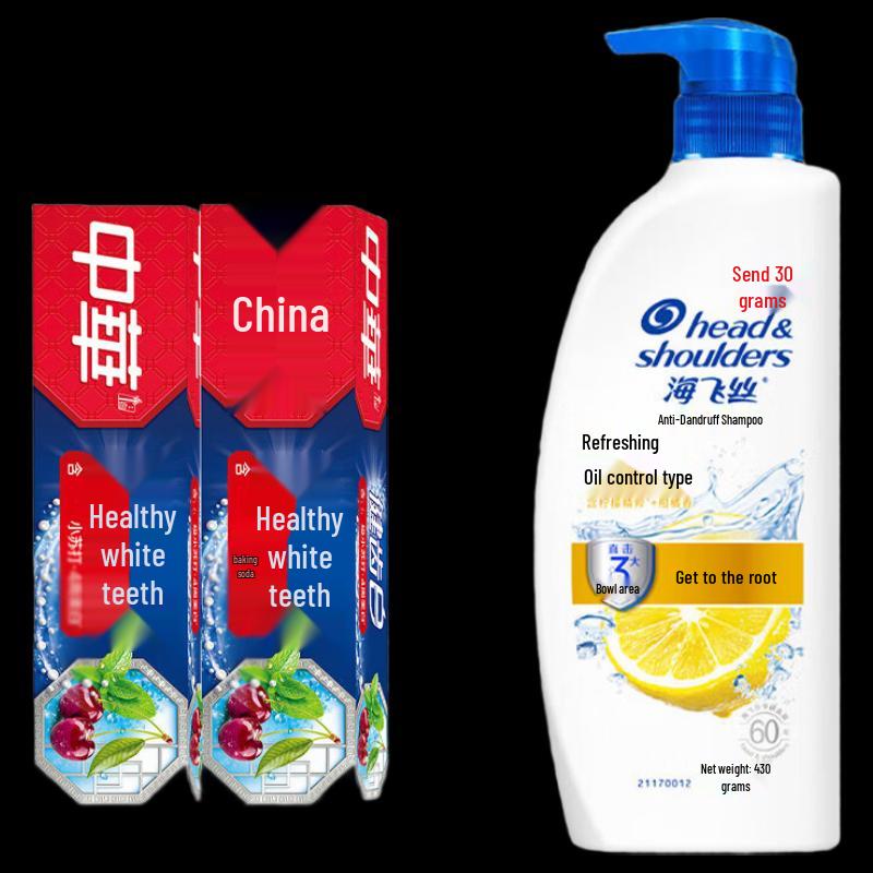 Zhonghua Toothpaste & Shampoo Refreshing Set