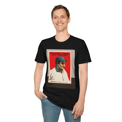 T-shirt Photo Art Carte de Baseball Honus Wagner, T-shirt Unisexe Sports