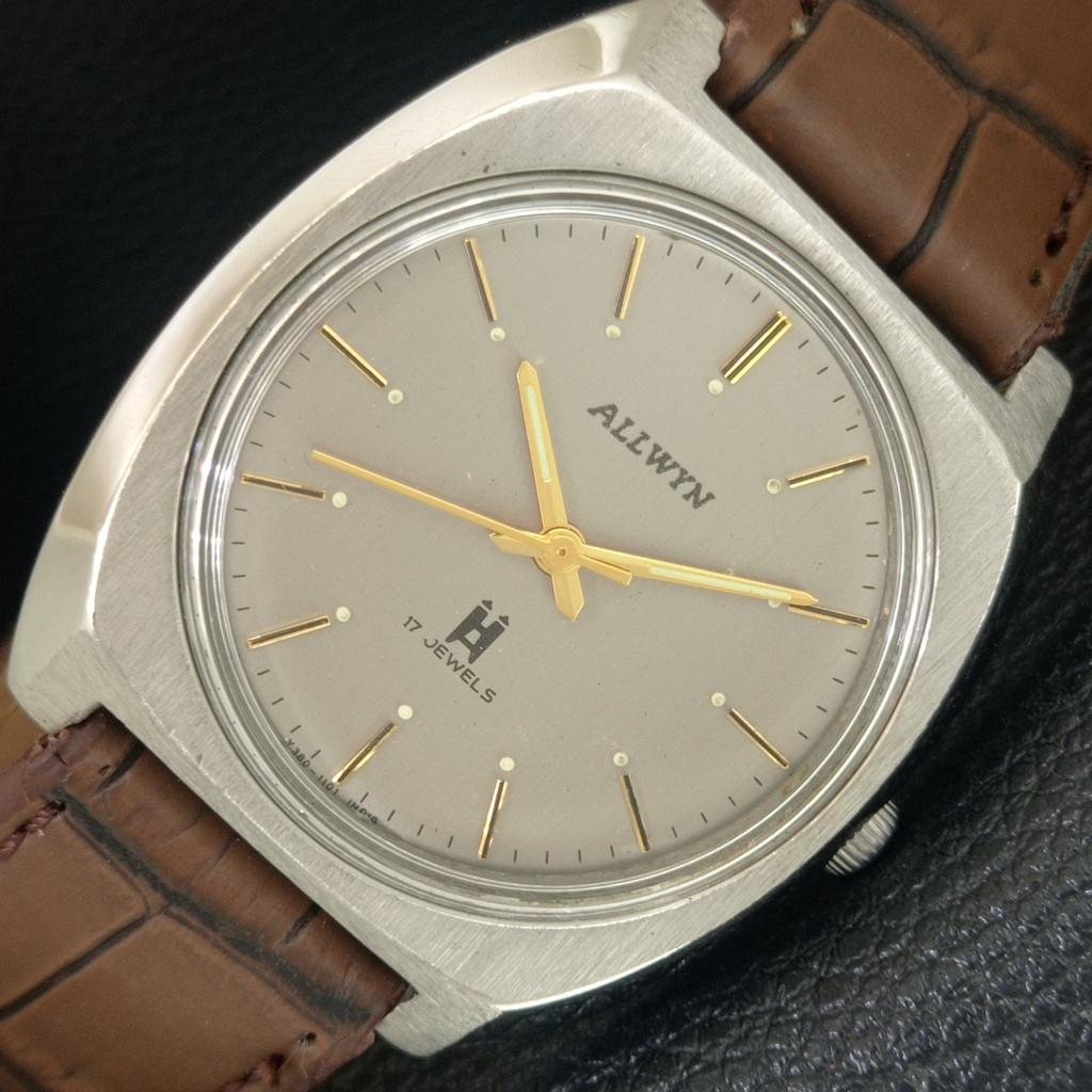 

ВИНТАЖНИЙ ЧОЛОВІЧИЙ ГОДИННИК ALLWYN 6300A З РУЧНИМ ЗАВОДОМ, ІНДІЯ, СІРИЙ ЦИФЕРБЛАТ a703969-1