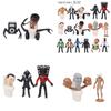 Skibidi Toilet Man PVC-Figuren-Set 16 Teile 6-10 cm Höhe