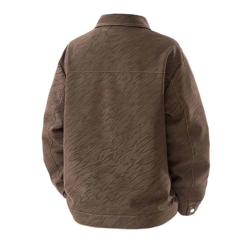 Men S Vintage Style Casual Turn Down Collar Work Jacket Light Fashion Outerwear