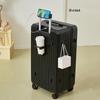 OEING Multi-functional Luggage with USB Charging and Cup Holder
