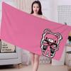 Cartoon G-gloomy Bear Großes Mikrofaser Strandtuch Schnelltrocknendes Handtuch Sandstrandtücher Poolhandtuch für Reise Schwimmbad Yoga