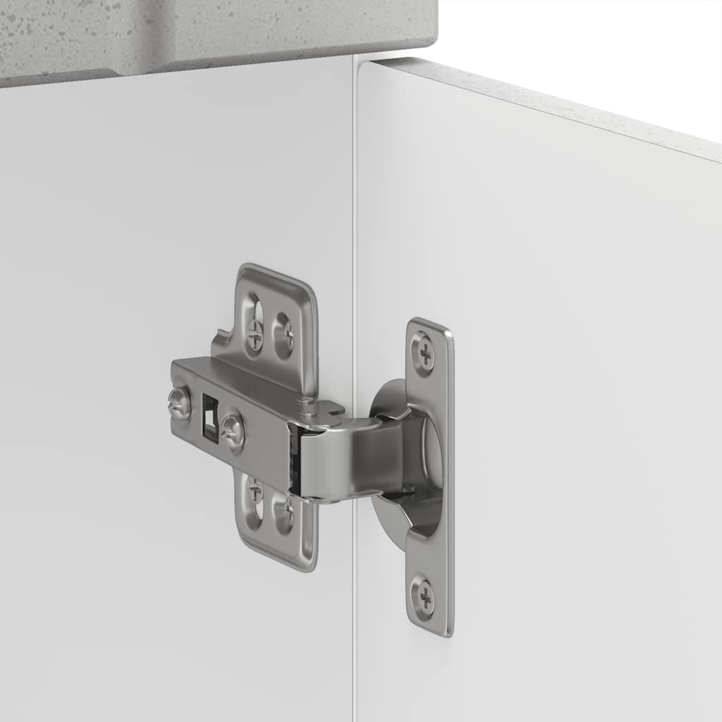 Kitchen Base Cabinet Lucca Concrete Grey Particleboard