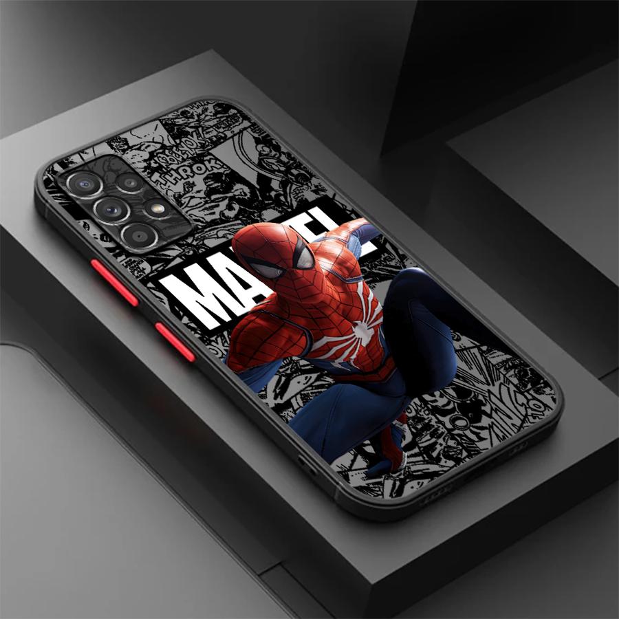 

Чехол для телефона Spider-Man Heroes Return для Samsung Galaxy A16 A53 A14 A23 A56 A55 A35 A73 A33 A54 A15 A17 A52 A34 A36 A52S Galaxy A73 5G