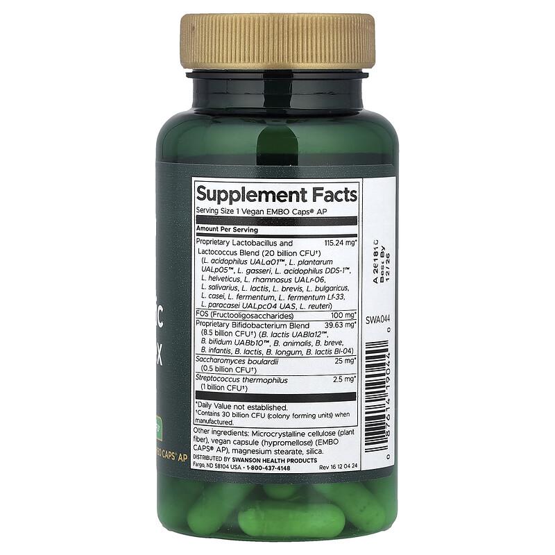 Ultra Probiotic Complex, 60 Vegan Embo Caps® AP